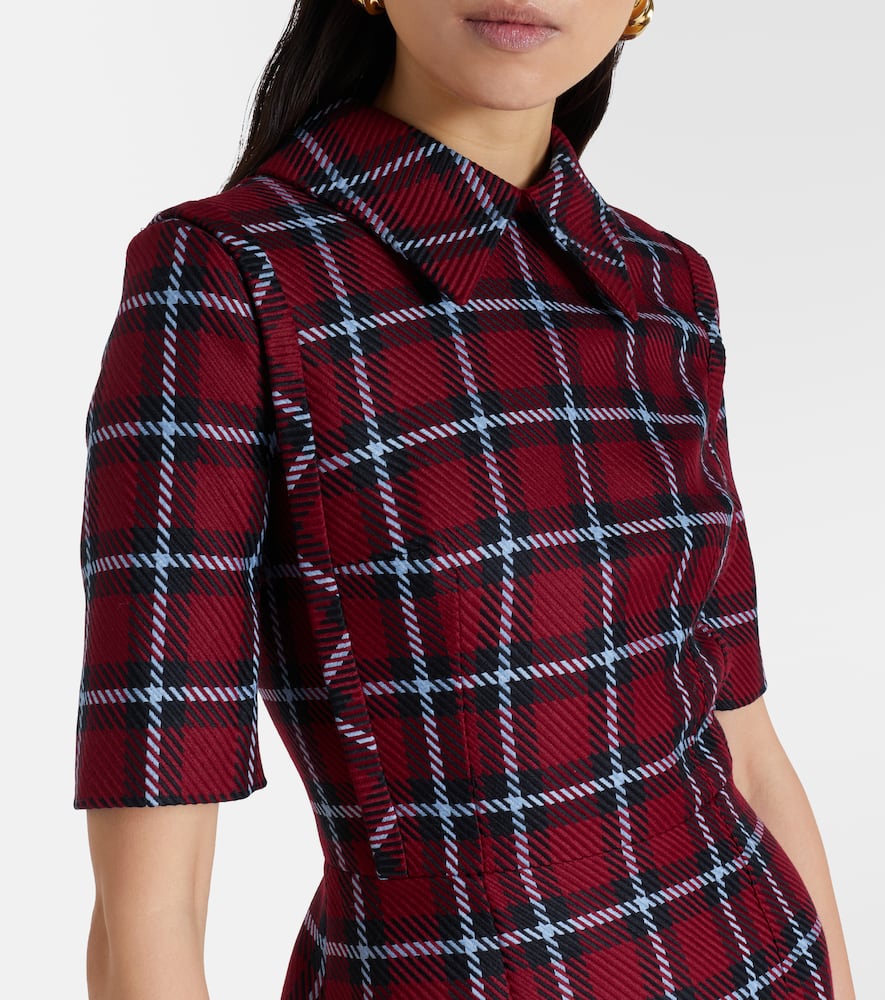 Valletta wool-blend midi dress