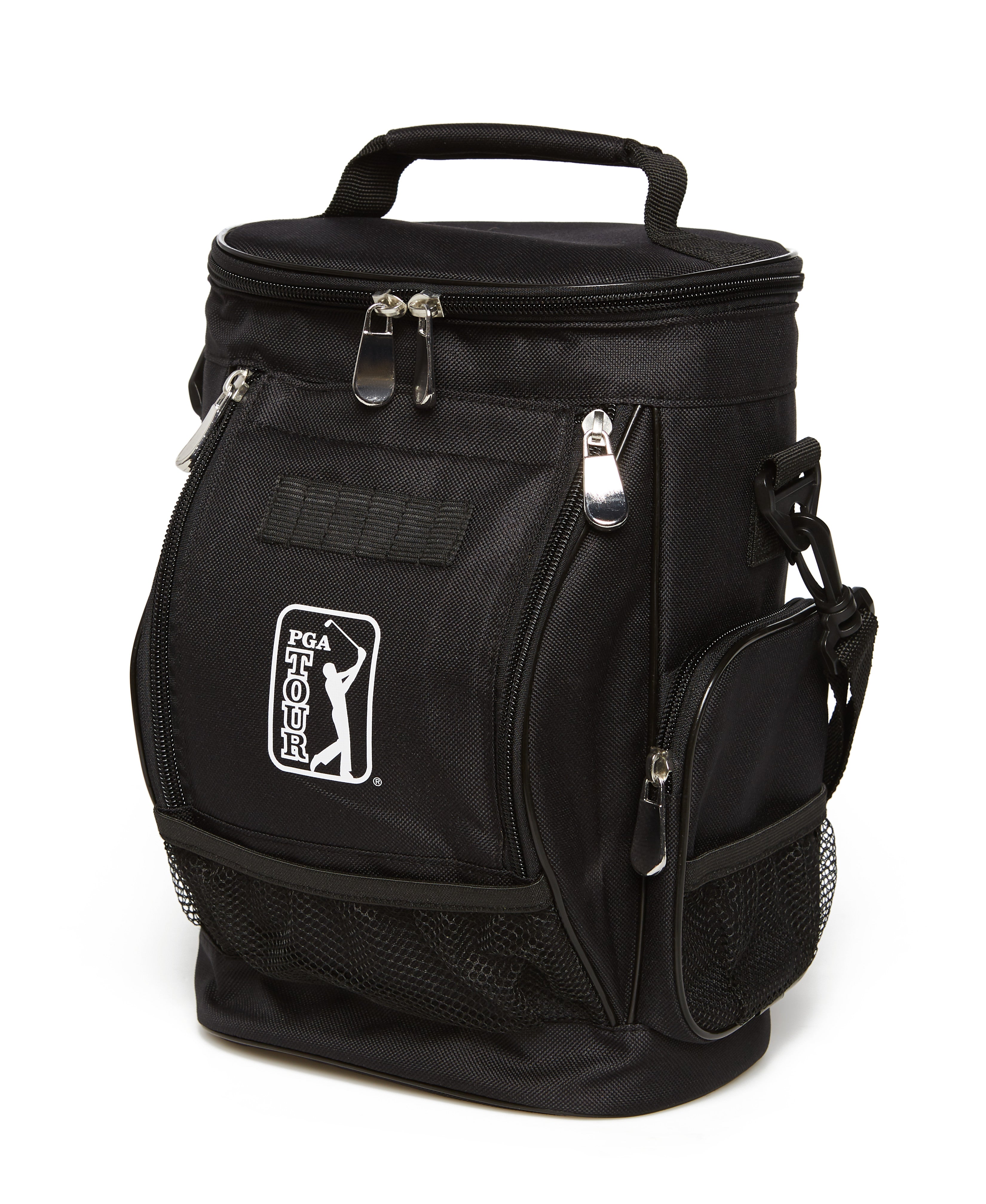 PGA TOUR 10 Can Insulated Golf Cooler Bag, Caviar/Black, 100% Polyester | Golf Apparel Shop