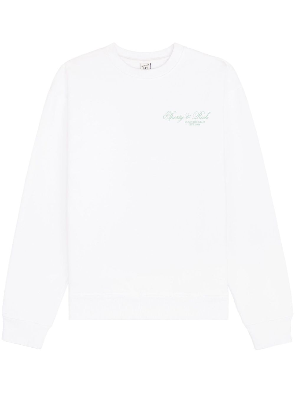 Villa logo-print sweatshirt - White
