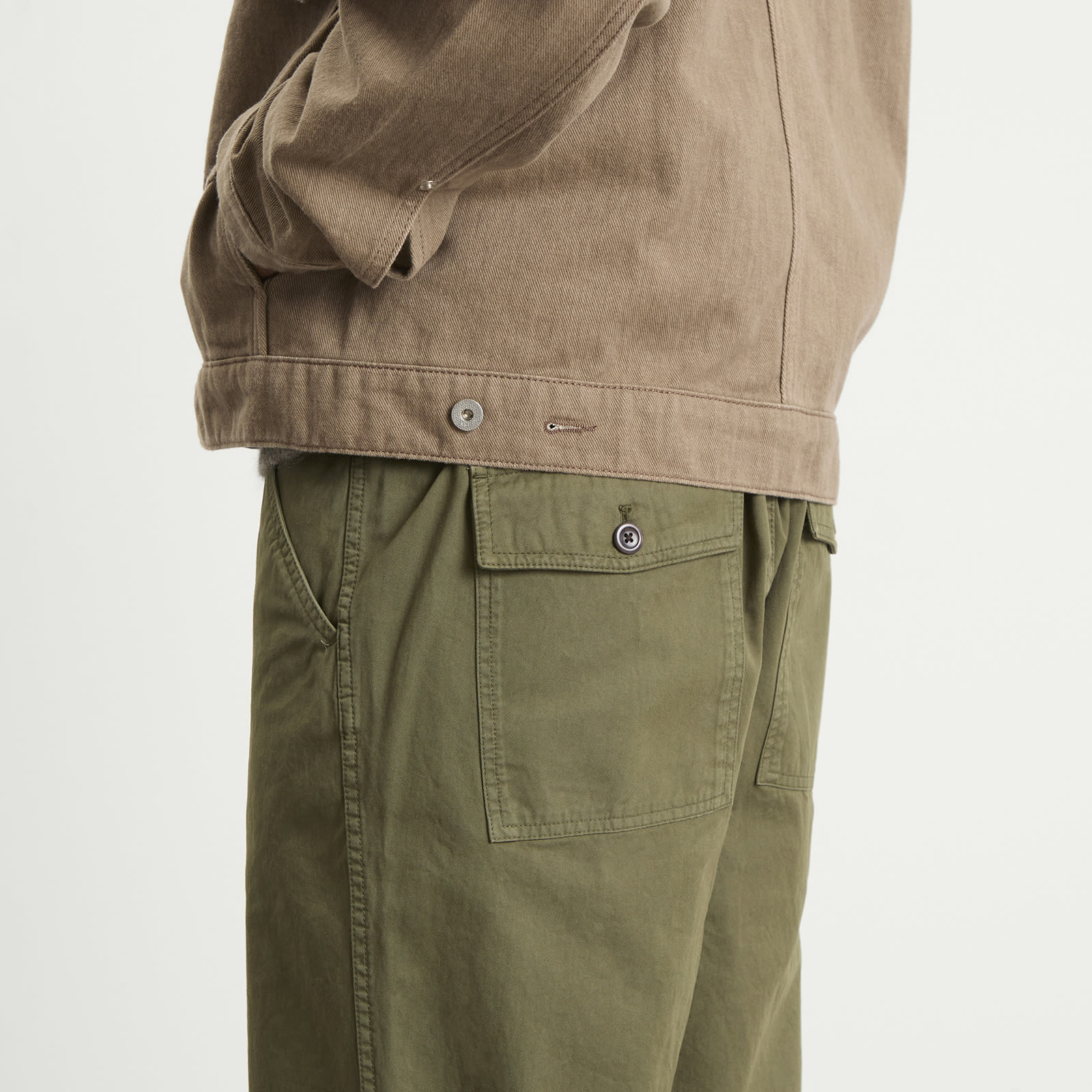 Men's Kvitfjell Relaxed Cotton Twill Pants Olive Night
