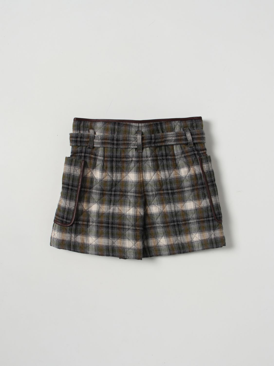 Short Kids color Green