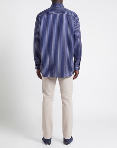 Man Shirt Midnight blue Size 7 Cotton