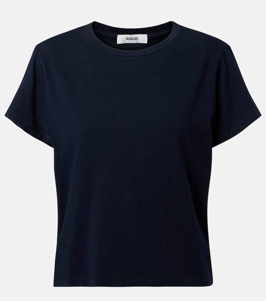 Agolde Adine Shrunken cotton jersey T-shirt