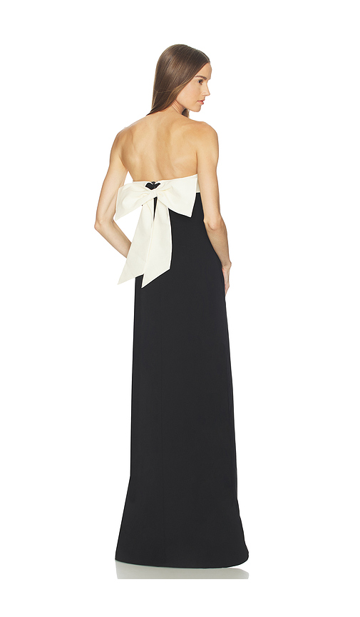 Camila Coelho Lya Gown in Black & Ivory. XXS also in