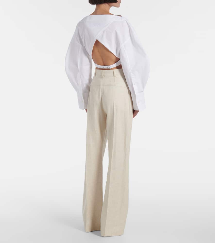 Sauge high-rise straight pants