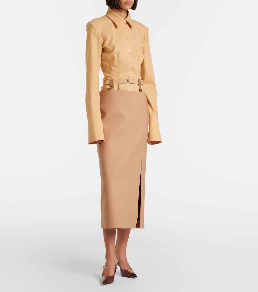 Pleated shirt