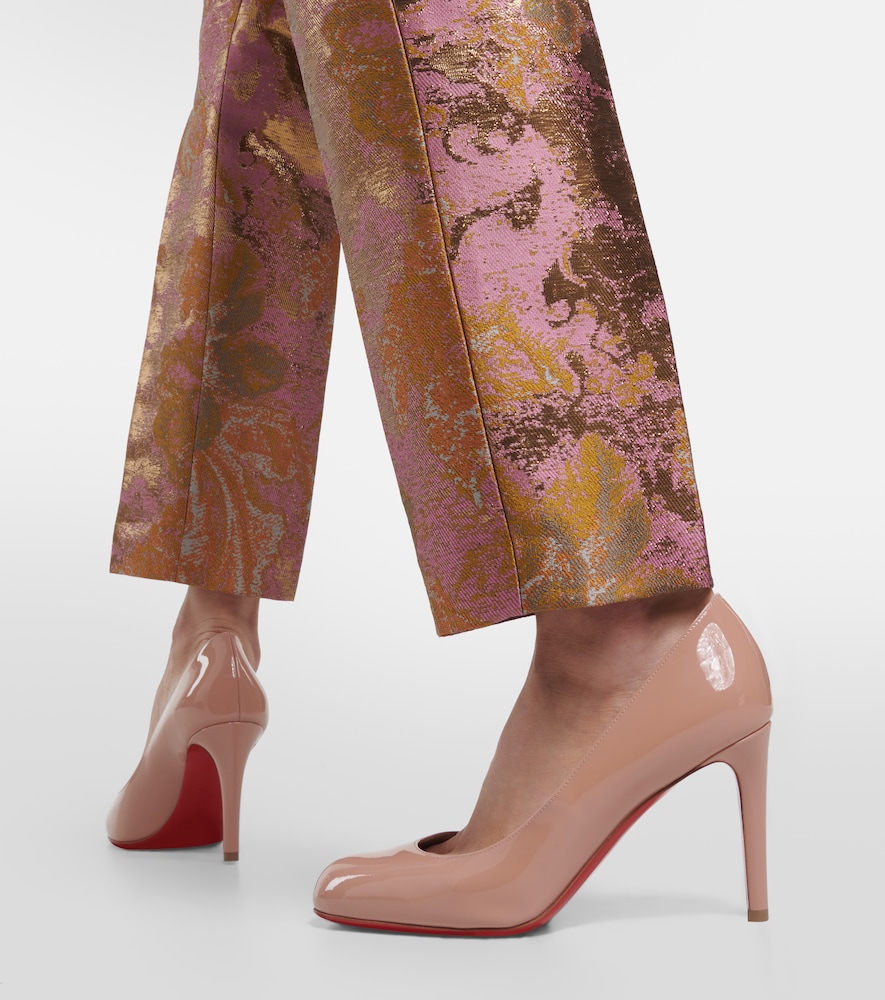 Pumppie 85 patent leather pumps