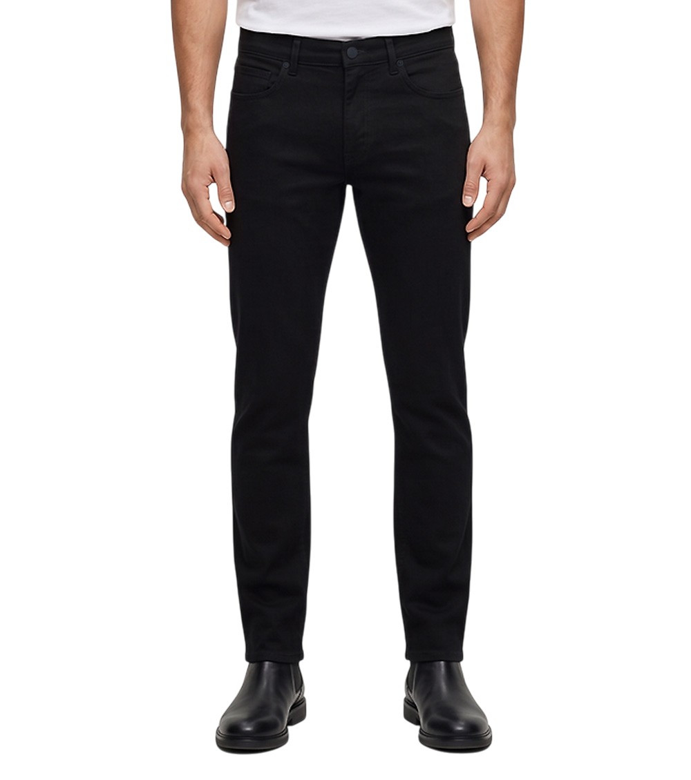 Blue Flat Front Trousers