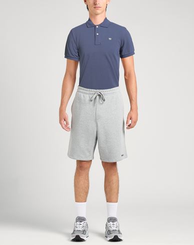 Man Polo shirt Slate blue Size S Cotton
