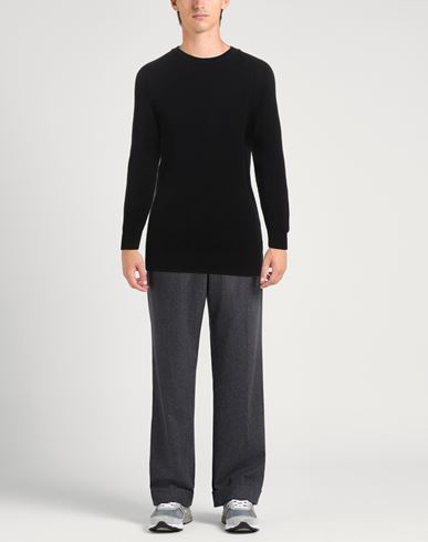 Alpha Studio Man Sweater Black Size 46 Wool