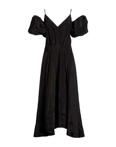 Woman Maxi dress Black Size 6 Viscose, Nylon