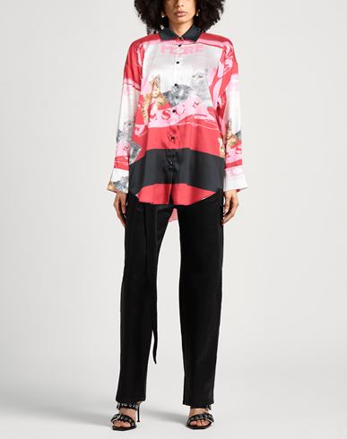 Woman Shirt Red Size 4 Polyester