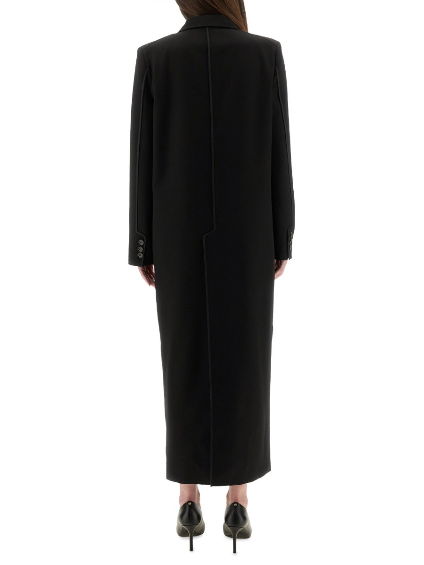 Moschino - long length single-breasted coat