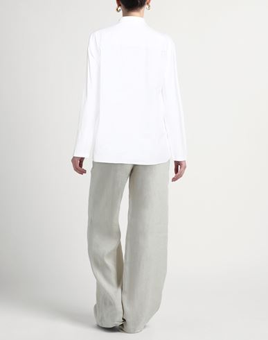 Trebarrabi Woman Top White Size L Cotton, Elastane