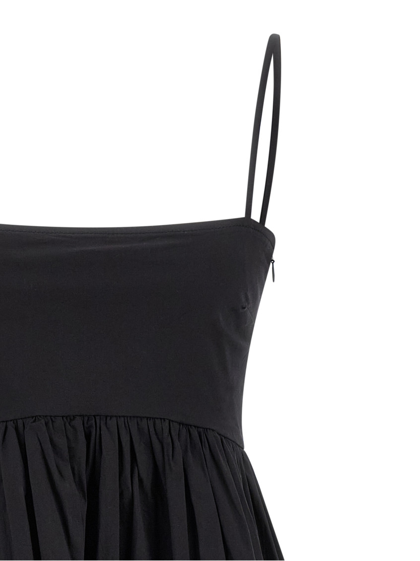 Black Mini Frill Dresses Black