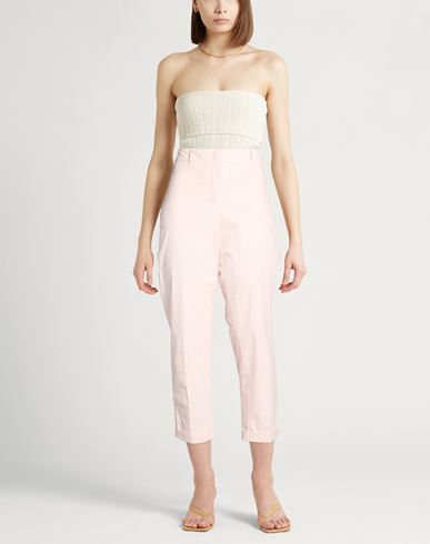 Woman Pants Light pink Size 8 Cotton, Elastane