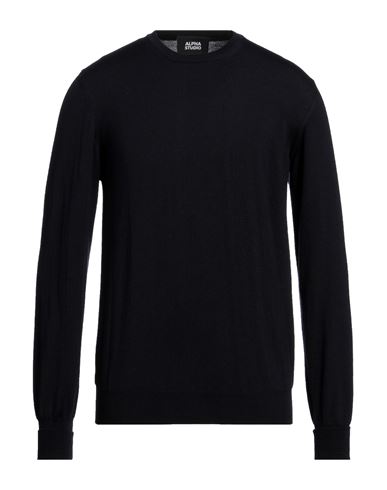 Man Sweater Midnight blue Size 36 Merino Wool
