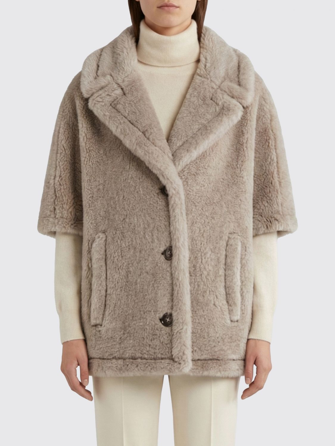Coat Woman color Brown