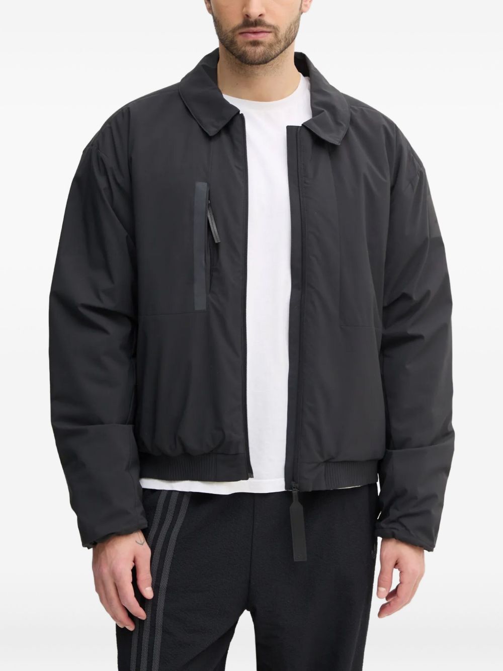 Three-stripe panelled jacket - Black