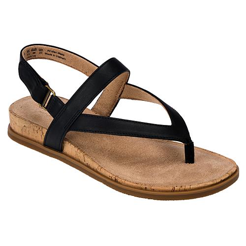 SOUL Carolyn Wedge Heel Sandal - Metallic