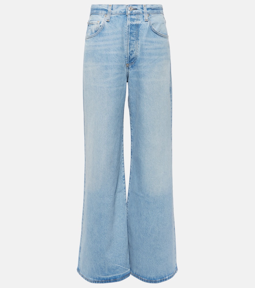 Beverly high-rise wide-leg jeans