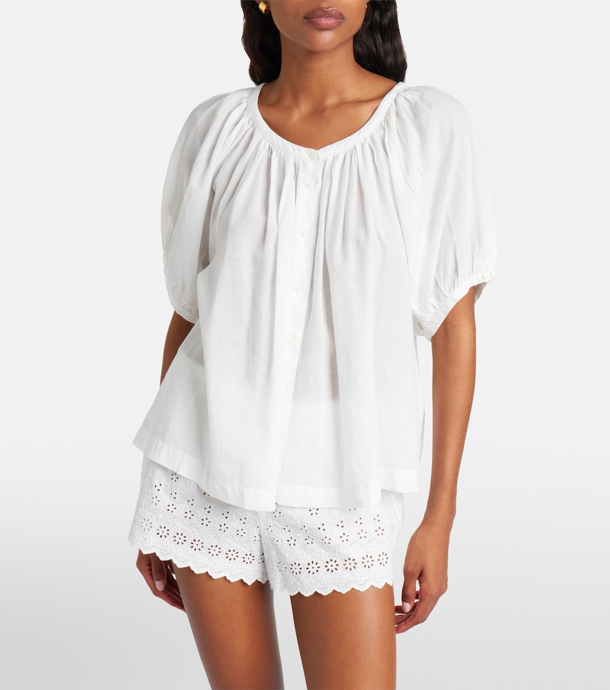 Dôen June cotton-blend top