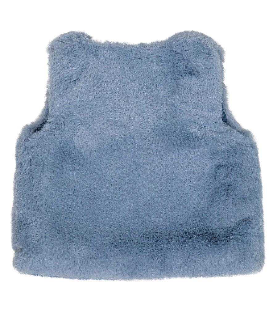 Baby faux fur gilet