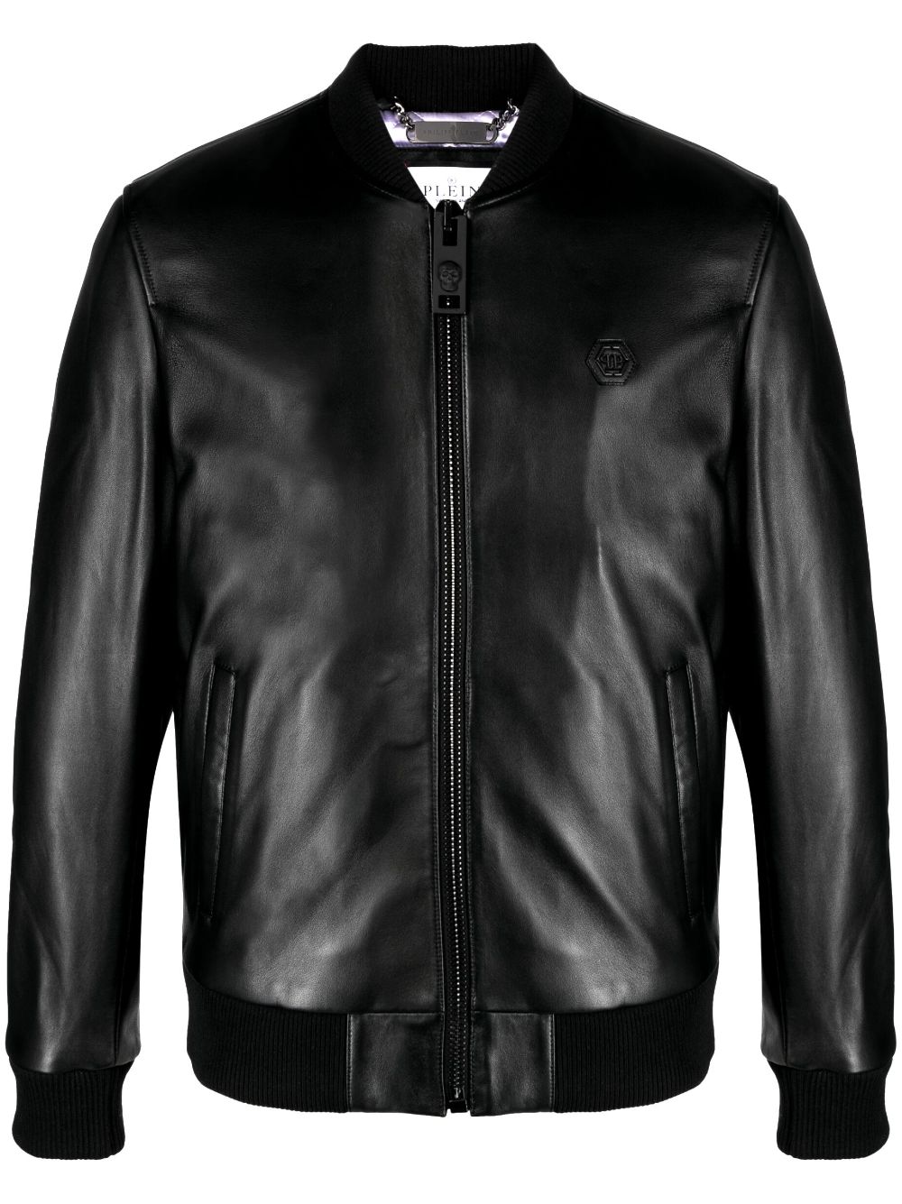 Skull&Bones leather jacket - Black