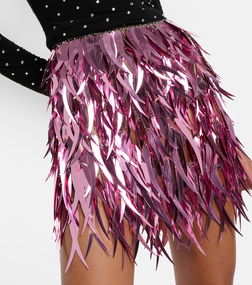 Embellished miniskirt
