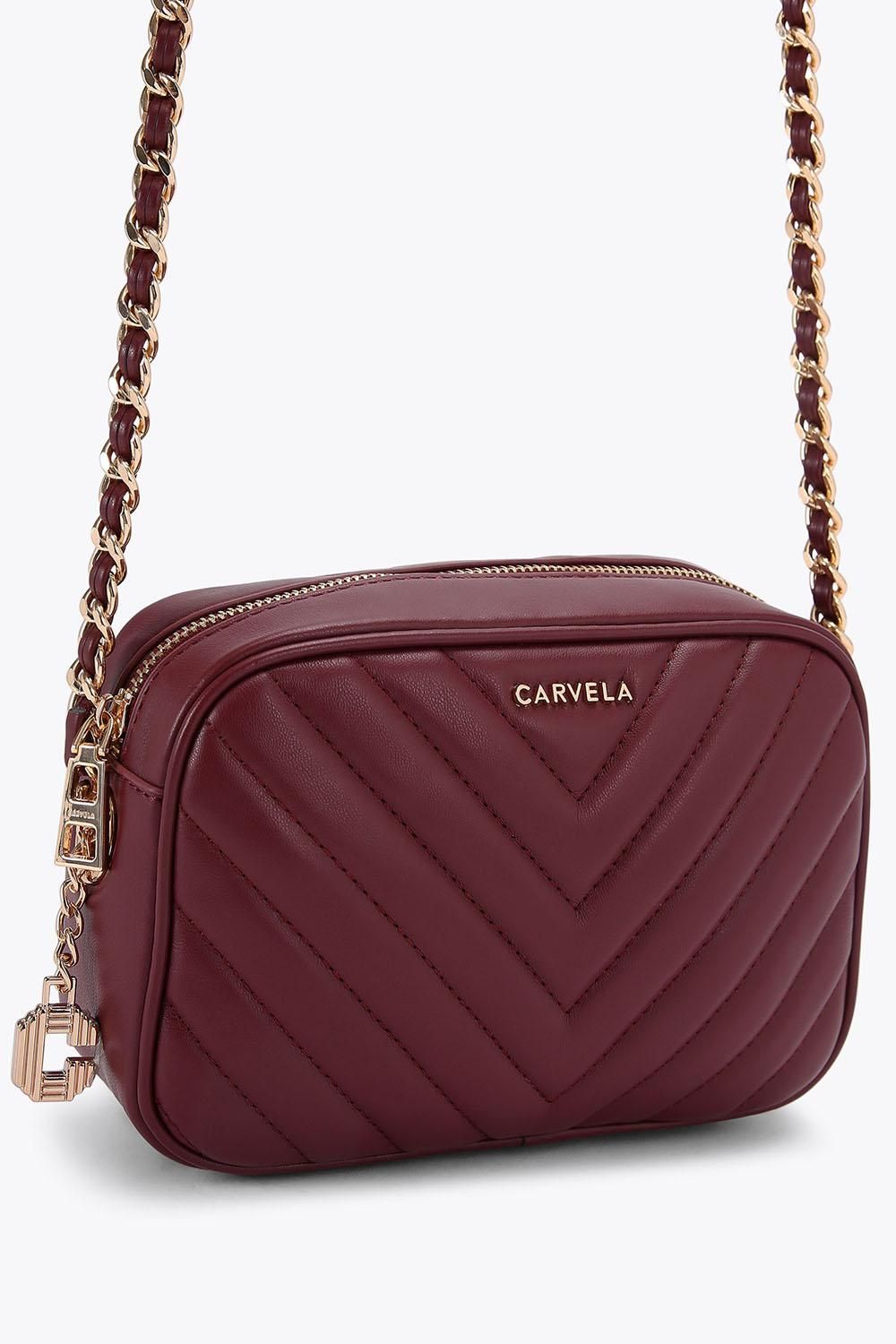 Carvela 'lola Cross Body' Bag In Dark Red