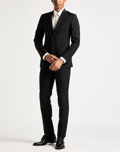 Man Suit Black Size 44 Viscose, Wool
