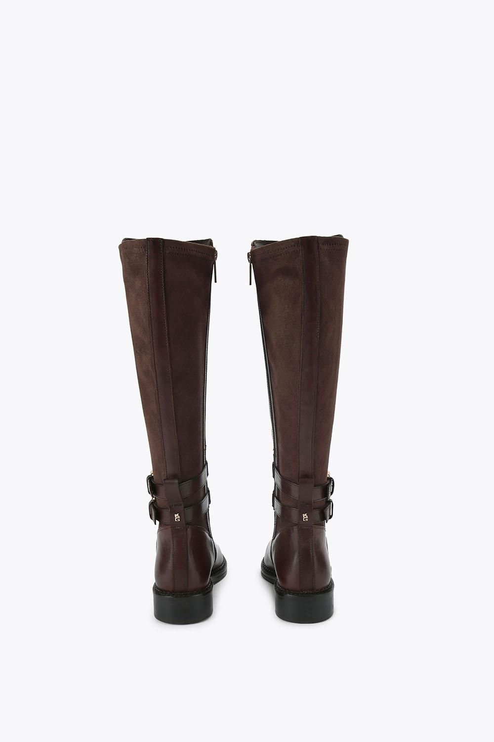 KG Kurt Geiger Women's 'Trying' Leather Boots in Brown