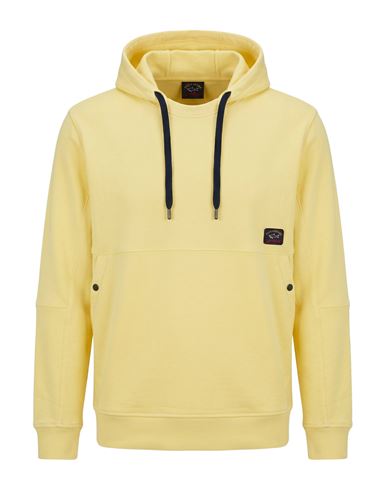 Man Sweatshirt Yellow Size XL Cotton