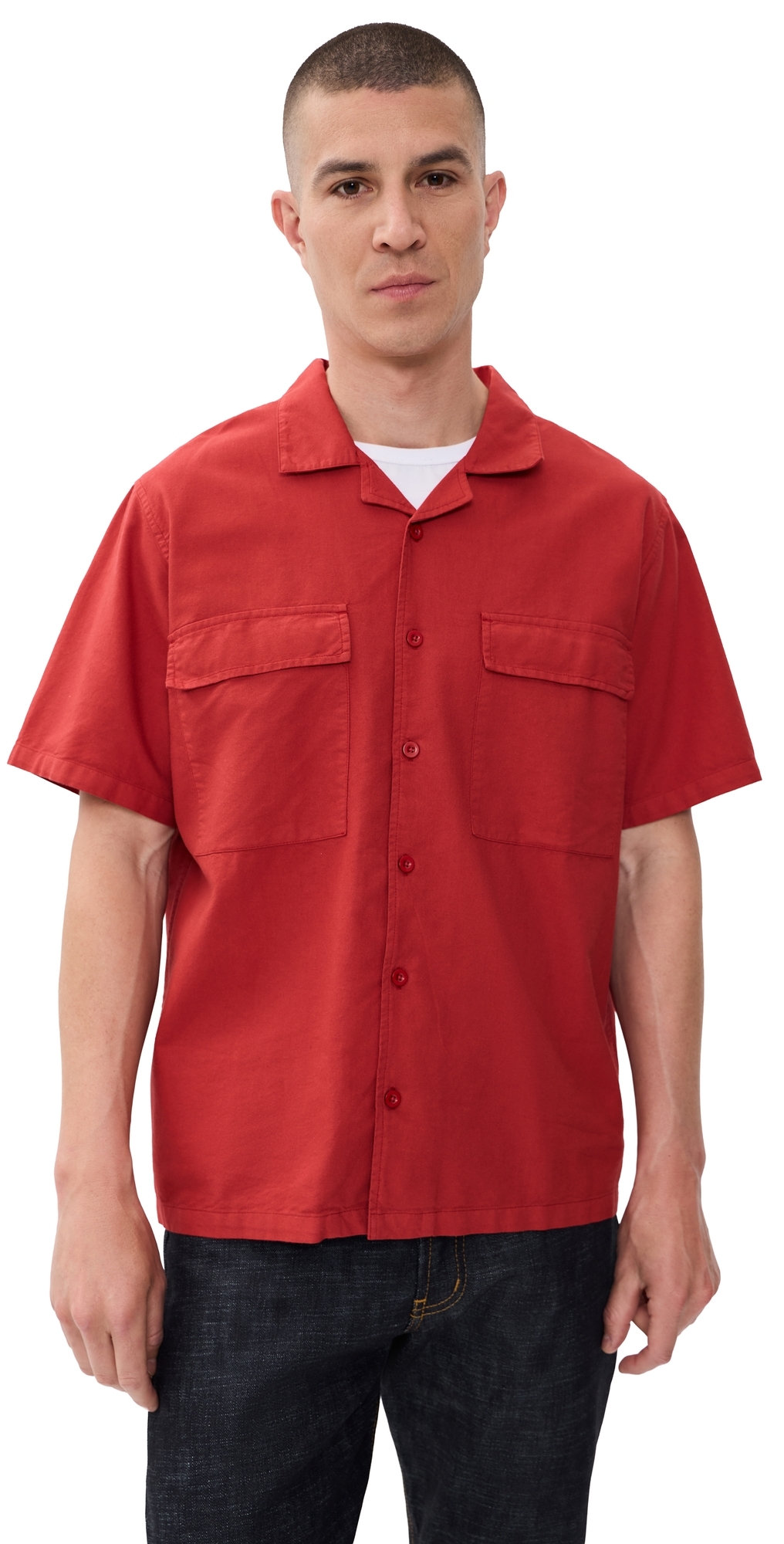 Holiday Collar Shirt Rust