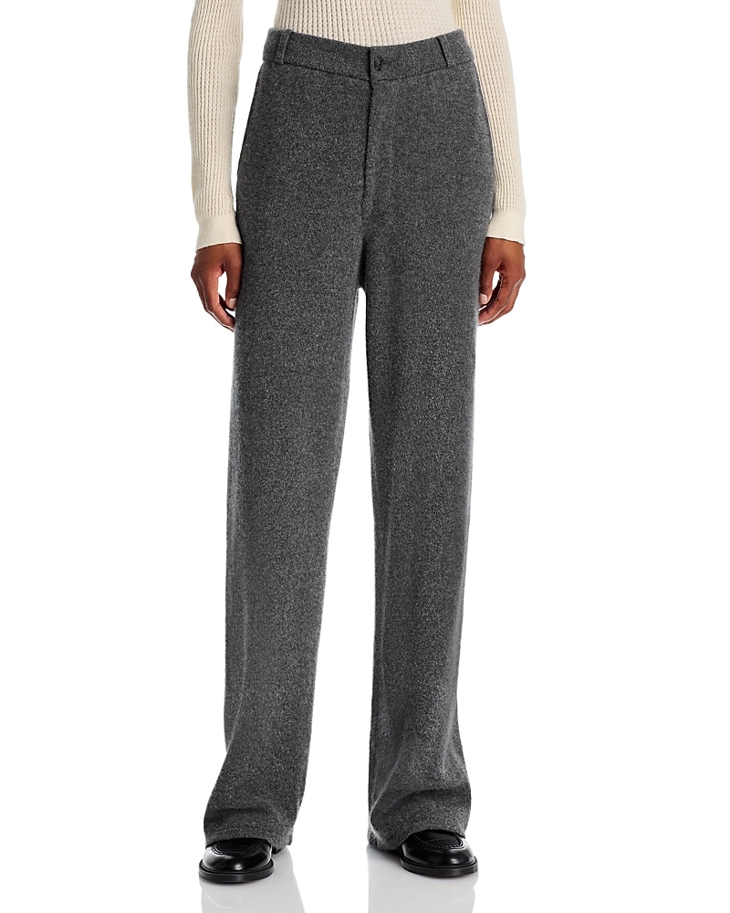Cashmere-blend tailored trousers - Neutrals