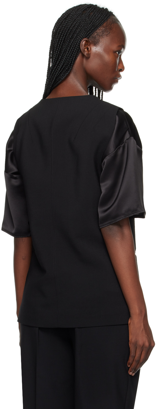 Black tux vest
