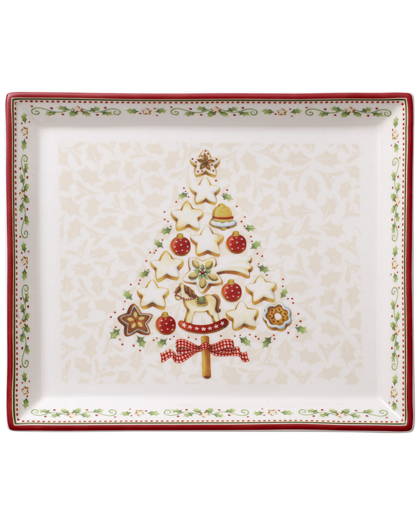 Christmas Winter Bakery Delight Small Cake Plate