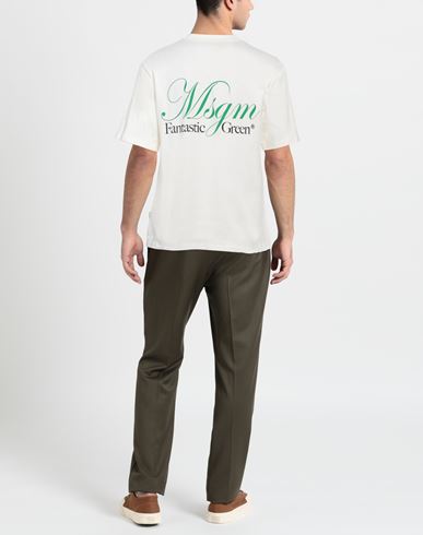 Man T-shirt Cream