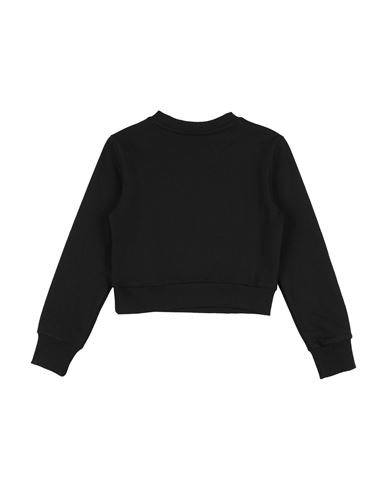 Kid Girl Sweatshirt Black Size 10 Cotton, Polyester, Elastane
