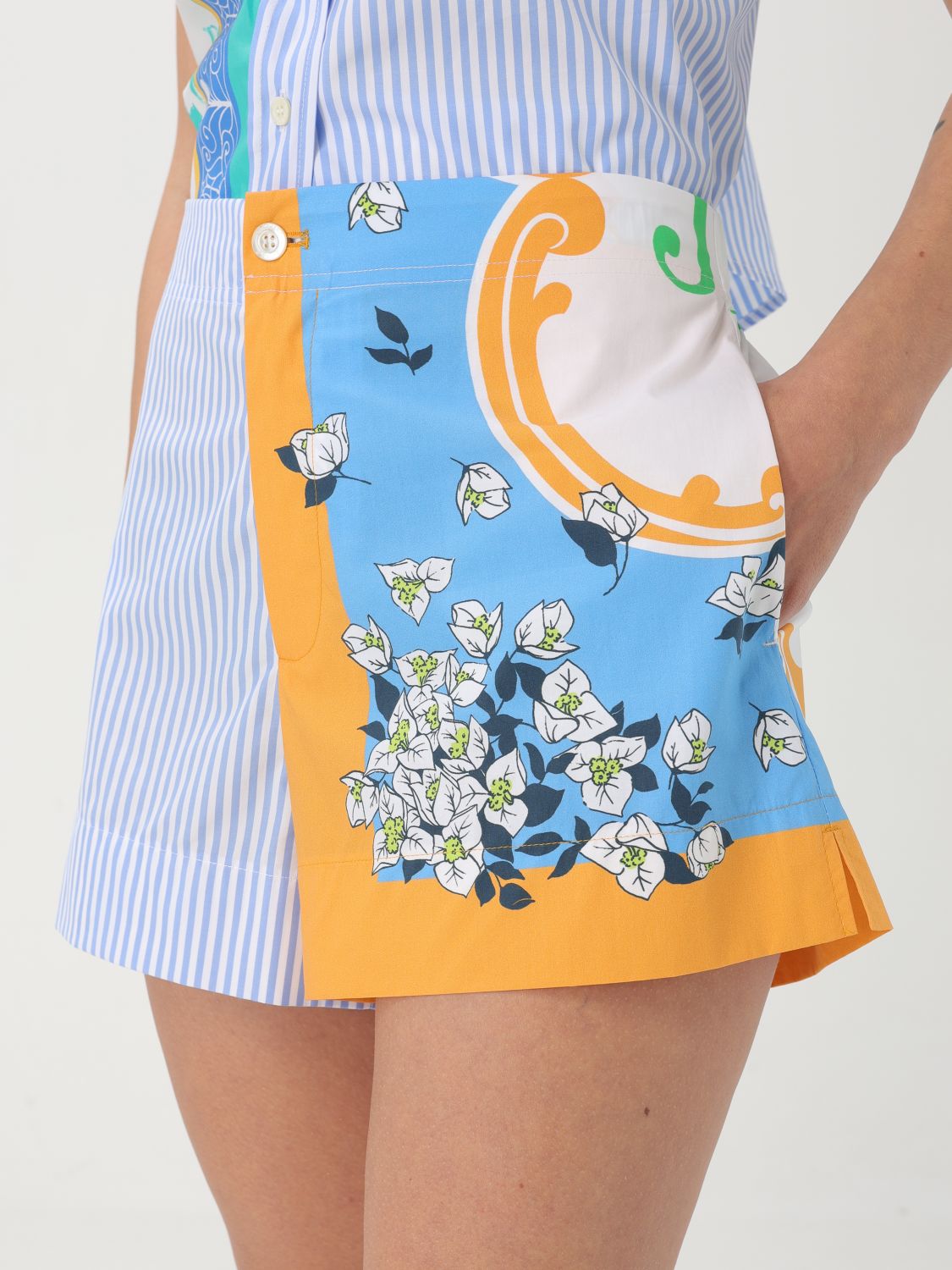 Short MOSCHINO JEANS Woman color Blue