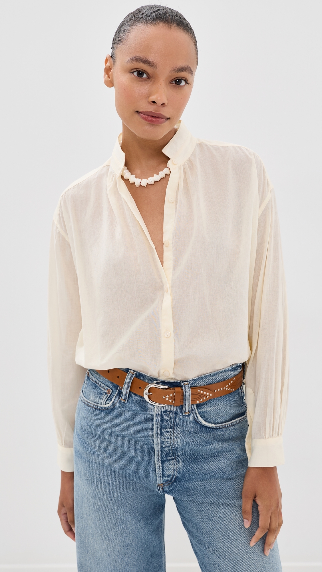 Kiki Button Down Shirt Off White
