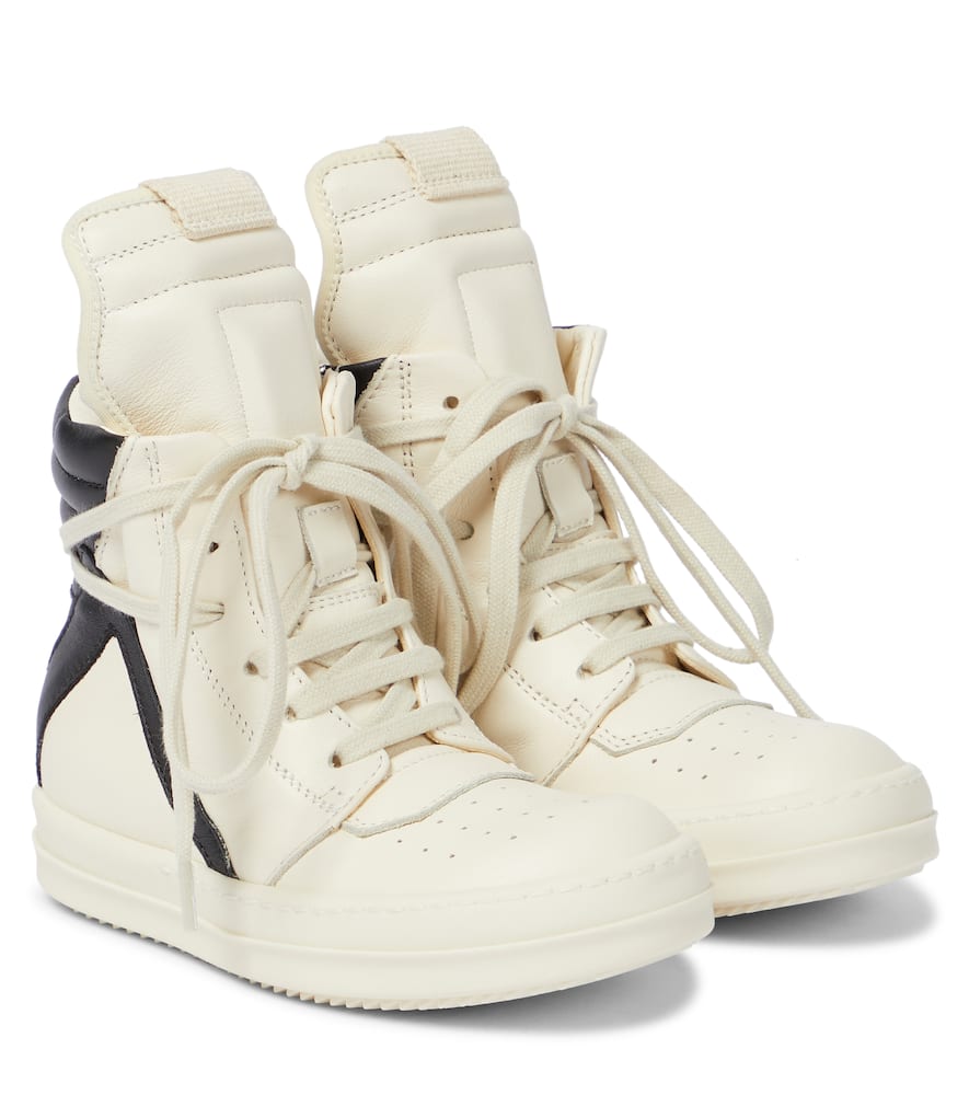 Geobasket leather high-top sneakers
