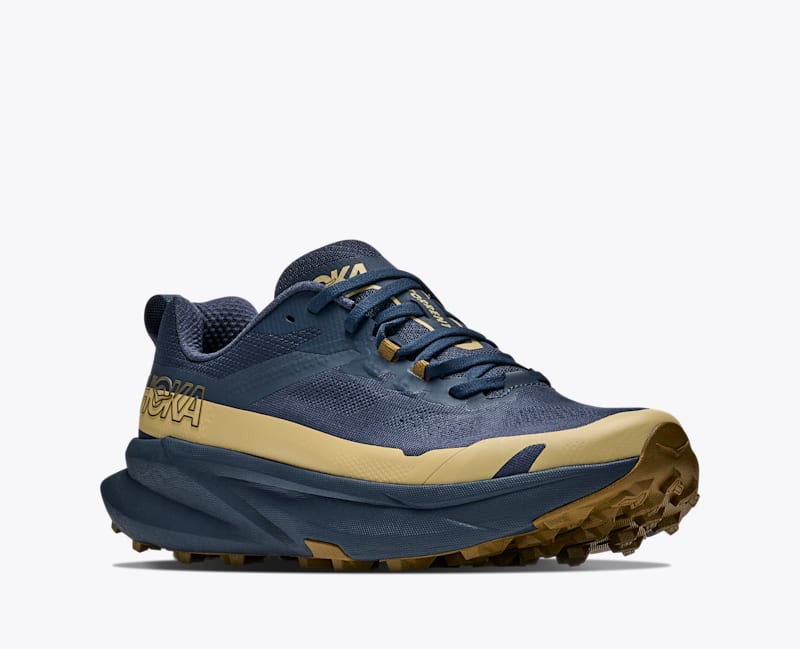 HOKA Men's Torrent 5 Shoes in Varsity Navy/Caraway Seed