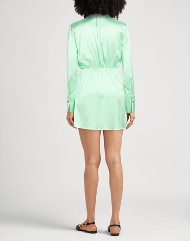 Woman Mini dress Light green Size 4 Viscose, Polyamide, Elastane