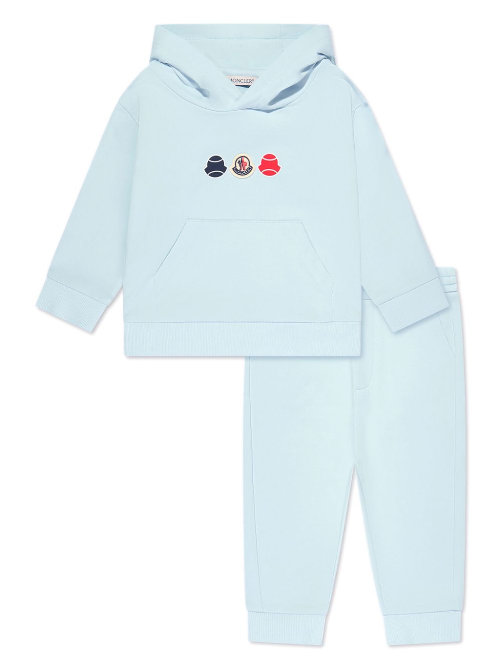 Logo-print tracksuit set - Blue