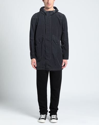 Man Overcoat & Trench Coat Midnight blue Size XL Polyethylene, Nylon
