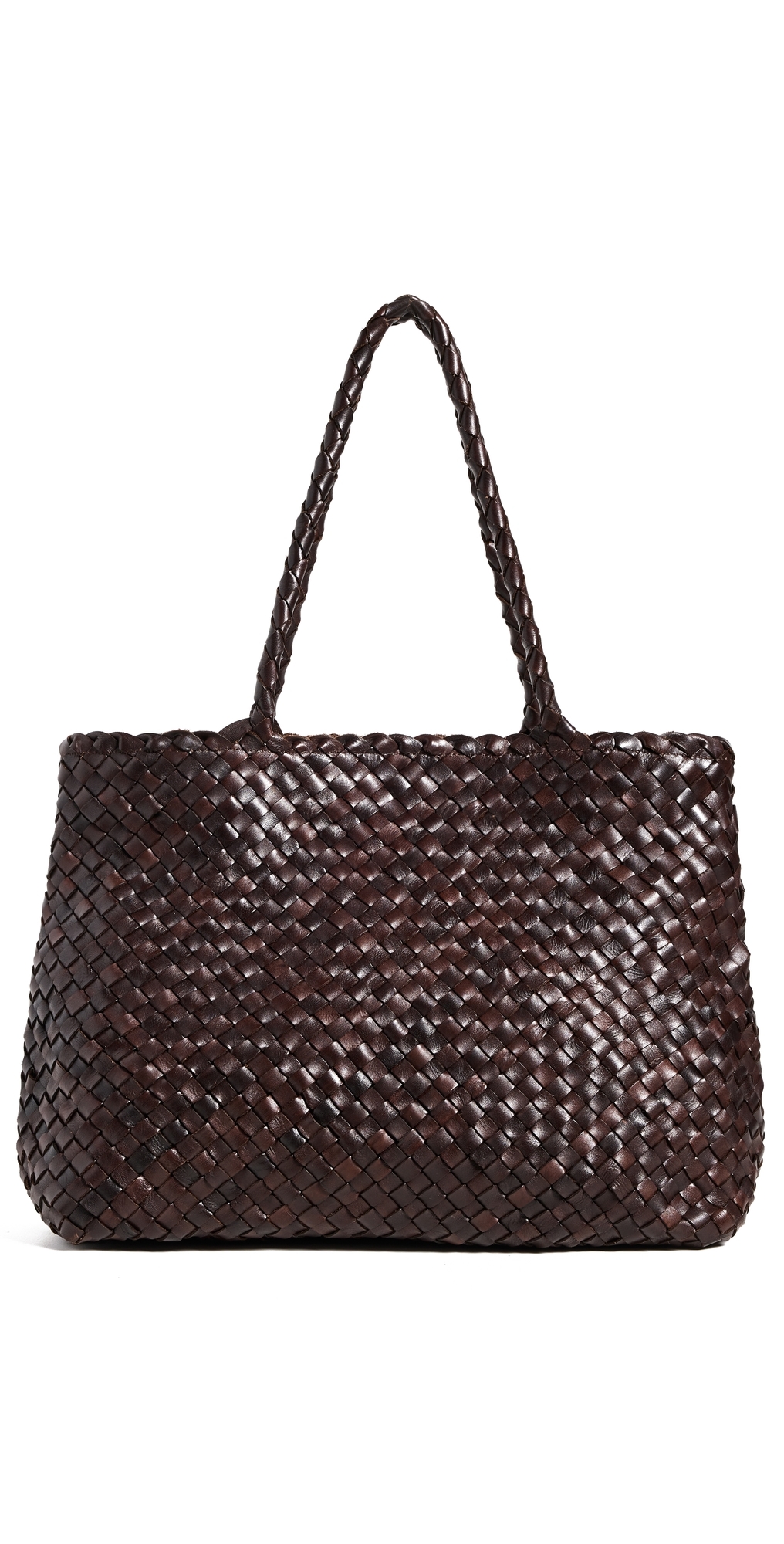Vintage Mesh Tote Dark Brown One Size