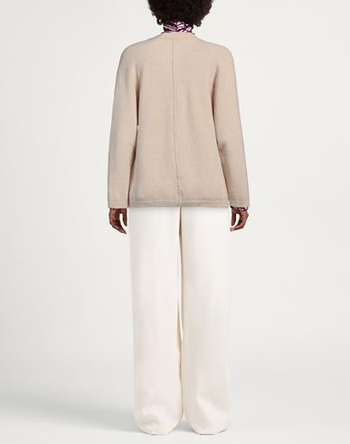 Alpha Studio Woman Sweater Cream Size 12 Alpaca wool, Polyamide, Cotton, Modal, Elastane