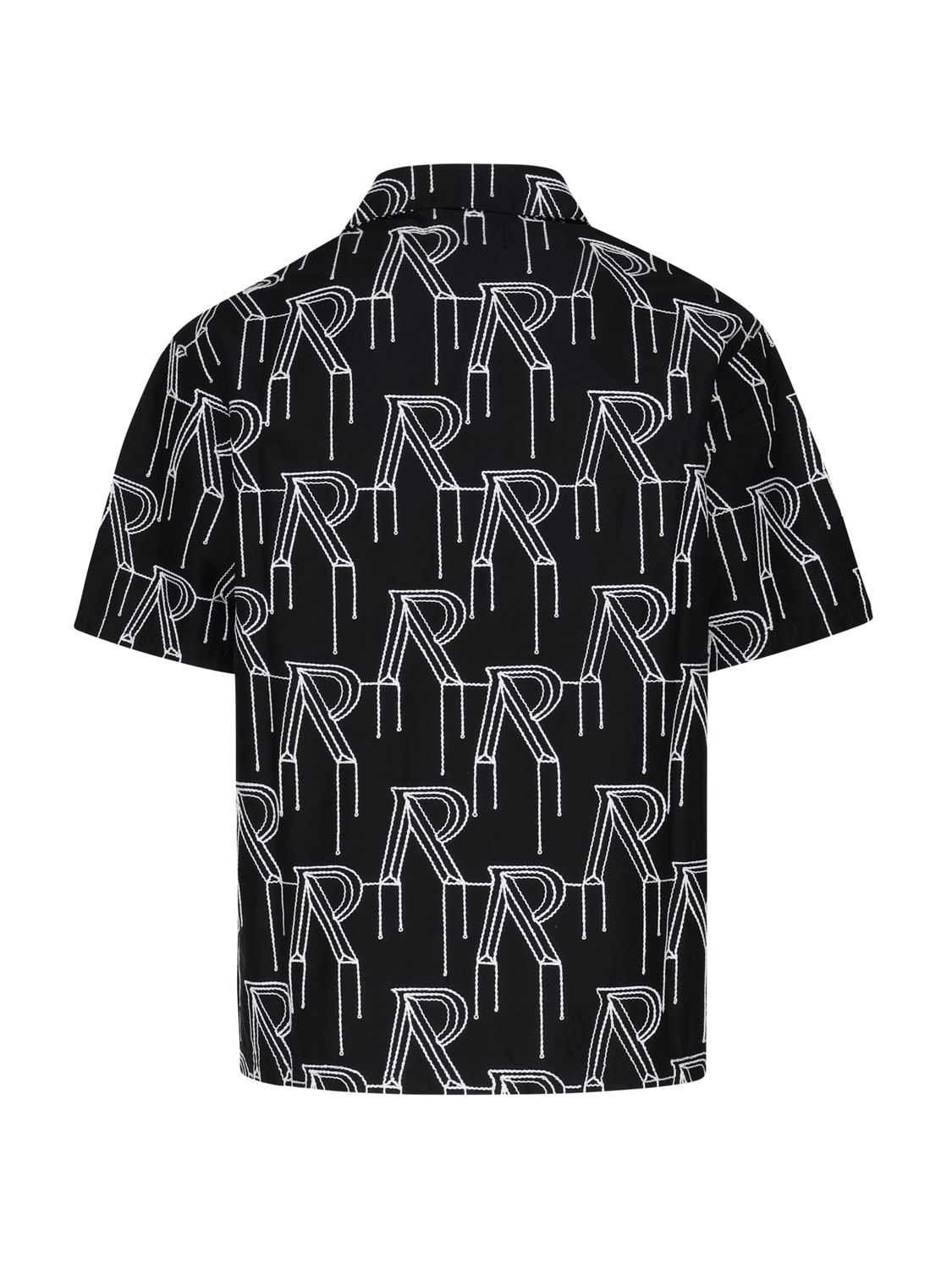 Oversized Shirt With All-over Logo