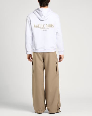 Homme Man Sweatshirt White Size M Cotton, Polyester